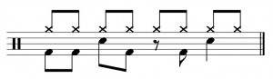Basic_Rock_Groove_1-4 Simple Rock Groove