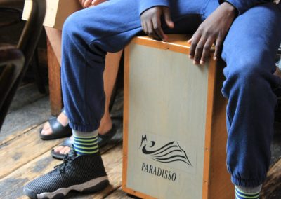 playing cajon