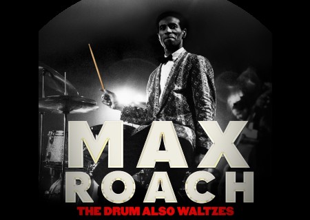 Max Roach performing with a drum
