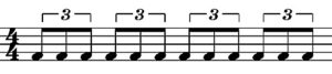 Triplets in 4/4